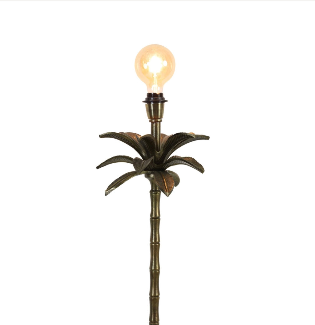 Base lampada da terra Palme oro scuro cm 146 x 25