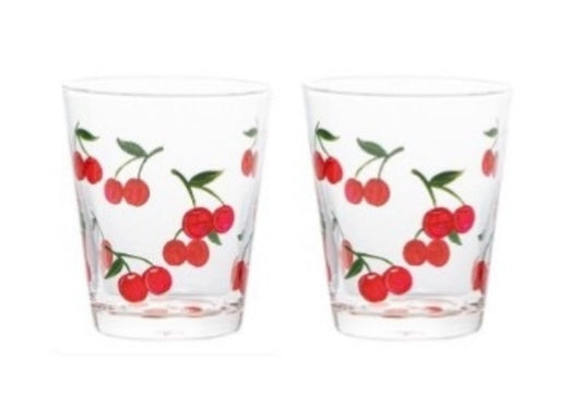 Set due bicchieri Fruttafresca ciliegia