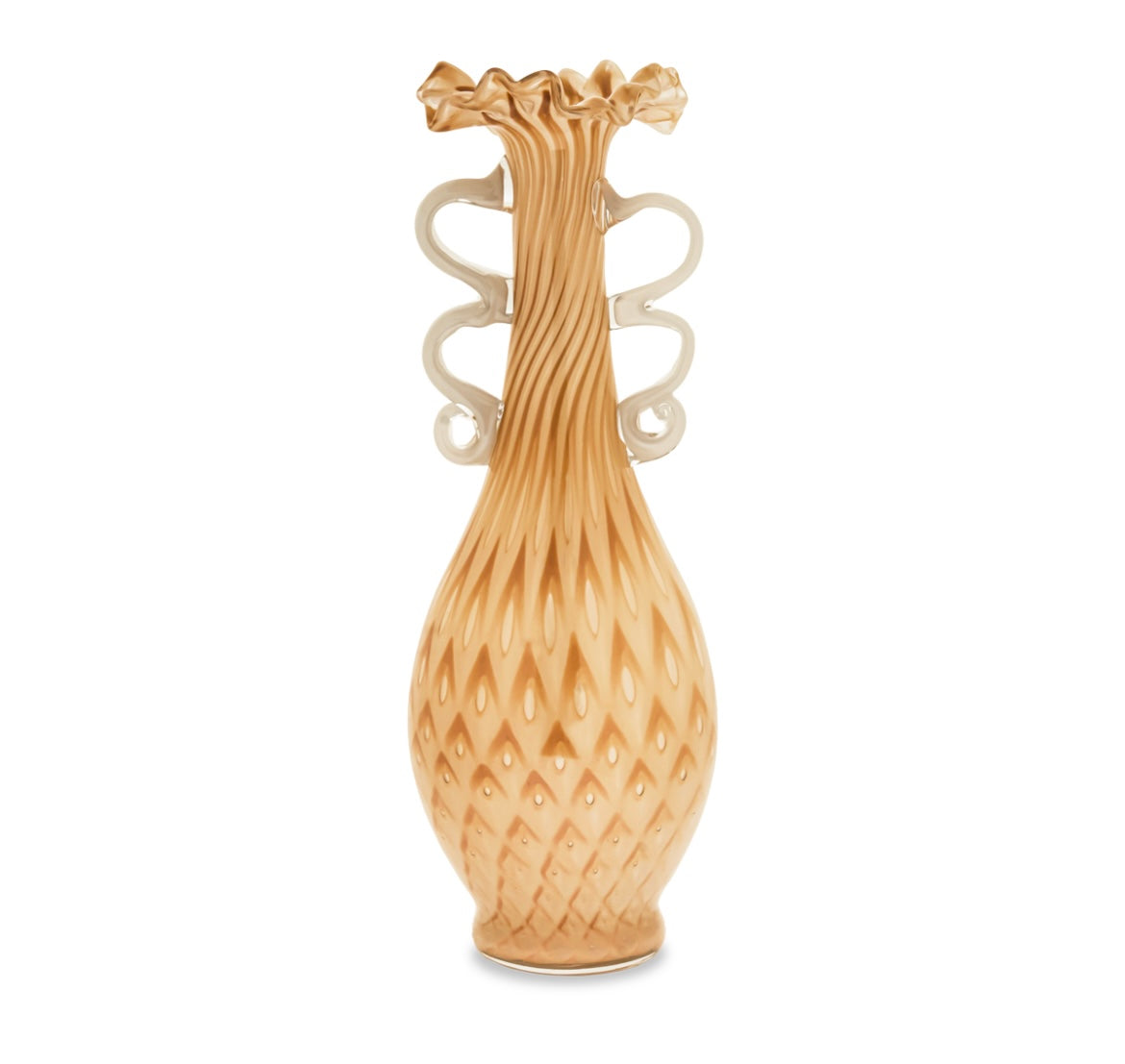 Vaso color Sabbia in Murano