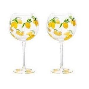 Set due calici Frutta fresca Limoni