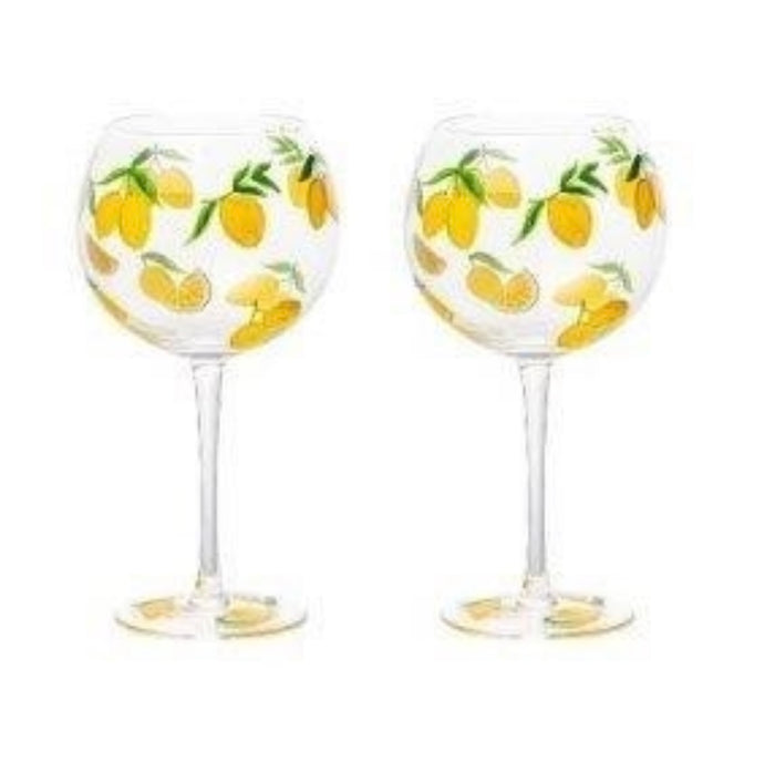Set due calici Frutta fresca Limoni