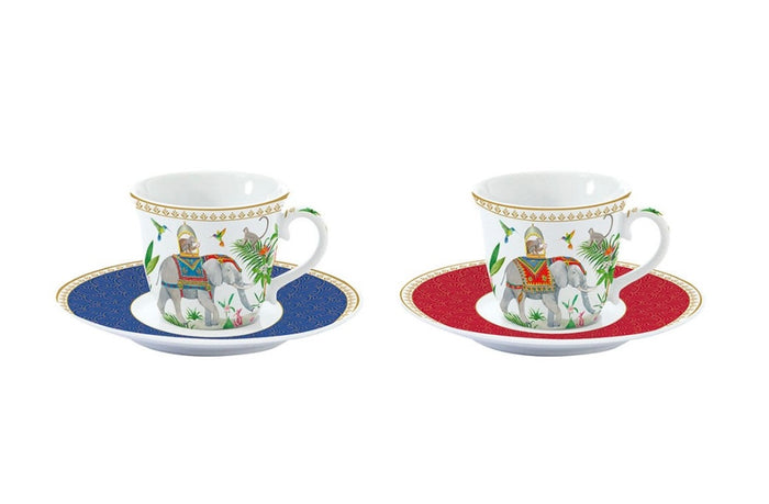 Set due tazzine caffè con scatola regalo Marajah