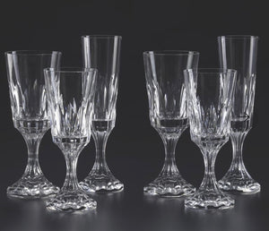 Servizio di calici “D’Assas”
Francia, Manifattura Baccarat, XX secolo. Servizio per 6 persone