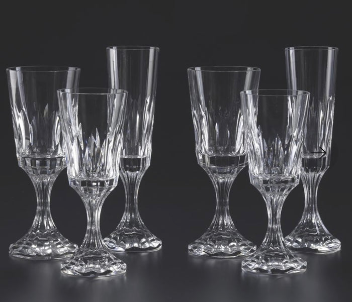 Servizio di calici “D’Assas”
Francia, Manifattura Baccarat, XX secolo. Servizio per 6 persone