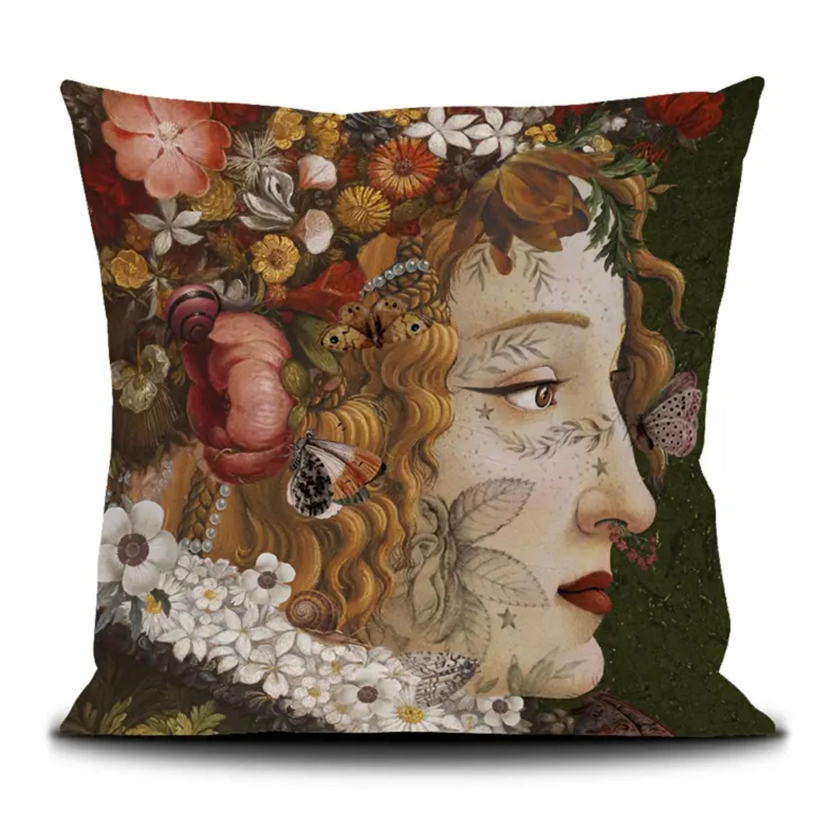 Cuscino quadrato Flora Vogliobene art 50 x 50