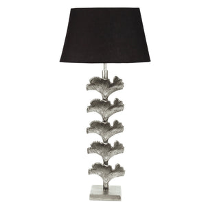 Base lampada Gingko argento