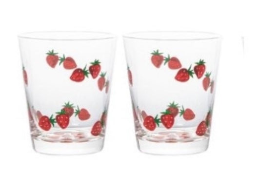 Set due bicchieri Fruttafresca fragola