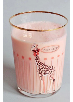 Verre girafe rose Yvonne Ellen 