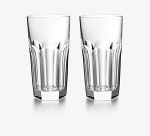 Bicchiere bibita whisky Baccarat Harcourt, set di due