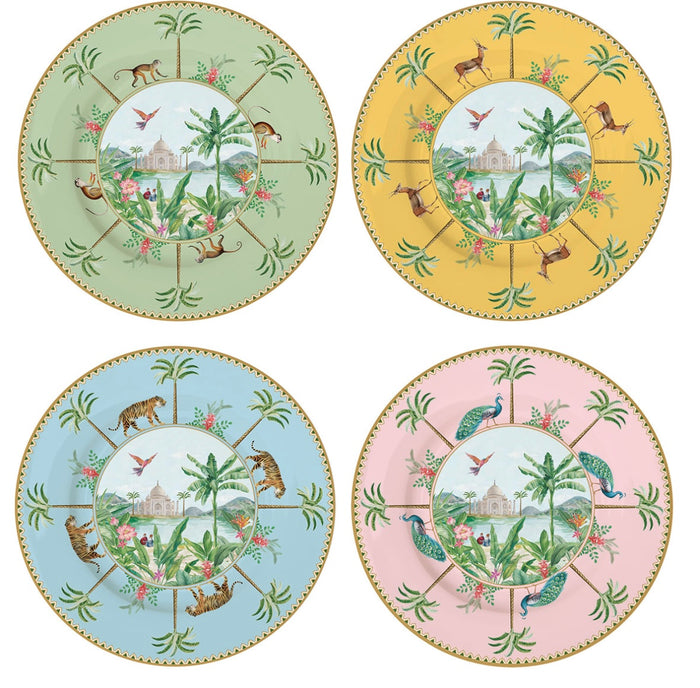 Set 4 piatti dolce con scatola regalo Paradise Sauvage Easy Life