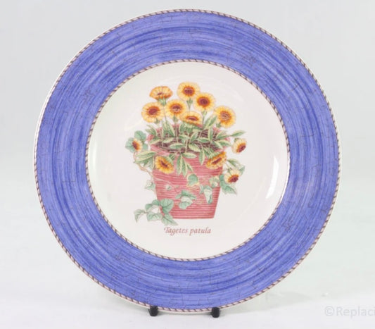 Piatto frutta Sarah’s Garden Wedgwood blu