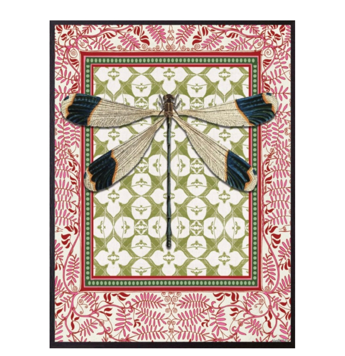 Poster cornice nera Indian Dragon