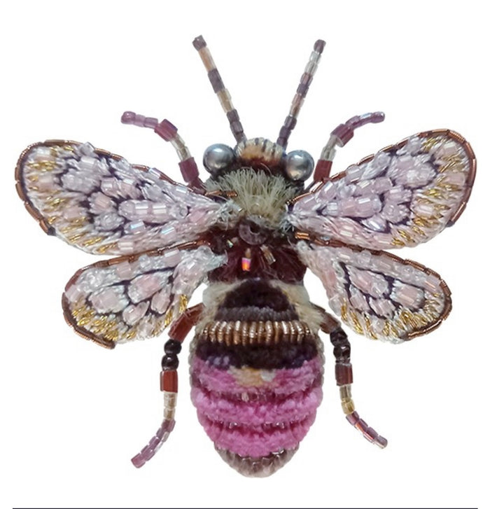 Spilla fatta a mano Bombo rosa Trovelore