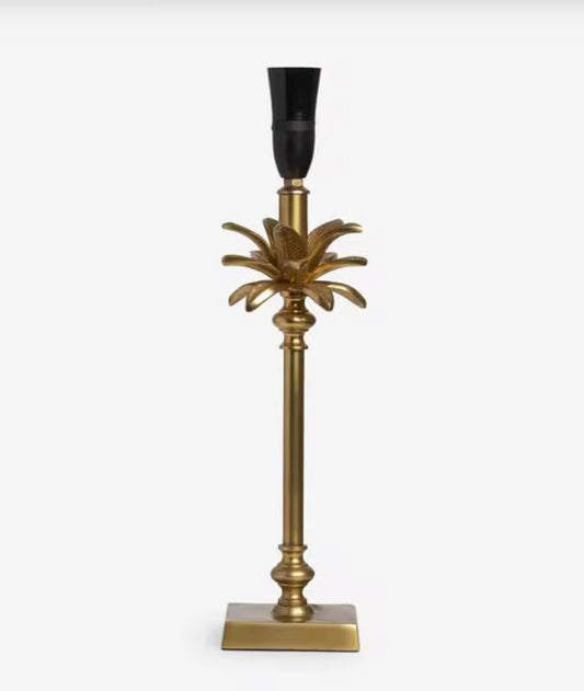 Base lampada in ottone Palm tree  cm 50