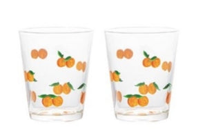 Set due bicchieri Fruttafresca arancia