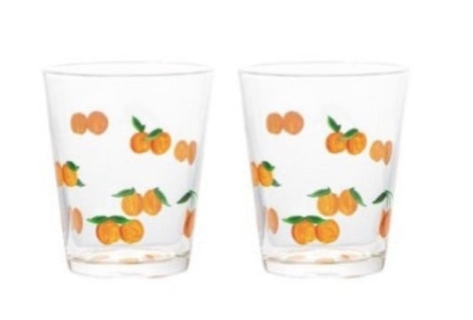 Set due bicchieri Fruttafresca arancia