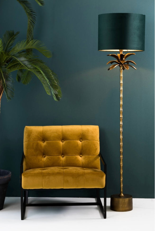 Base lampada da terra Palme oro scuro cm 146 x 25