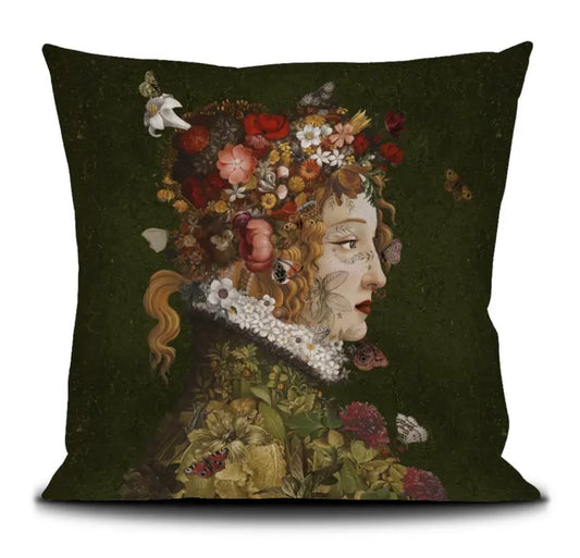 Cuscino quadrato Flora Vogliobene art 50 x 50