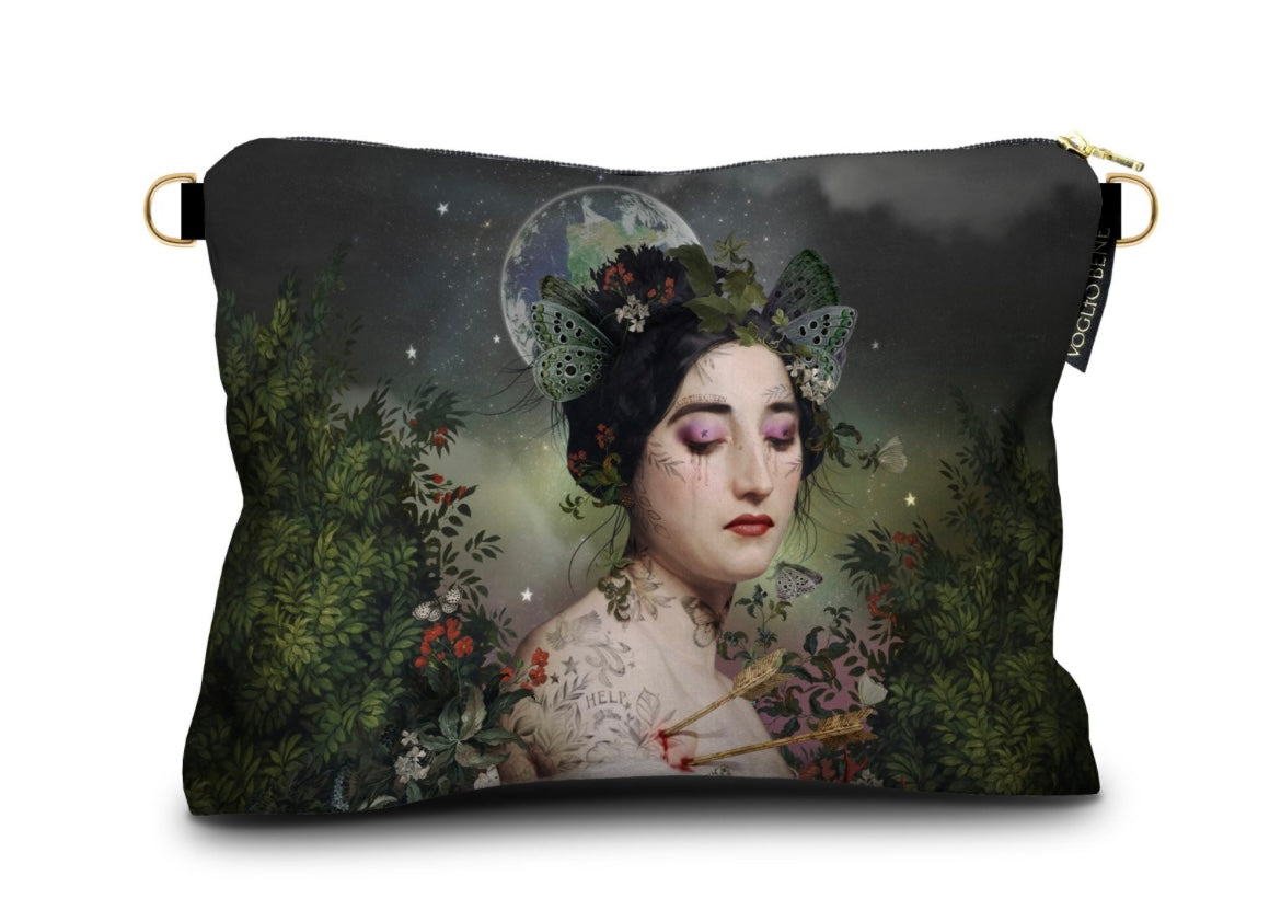 Trousse grande in velluto Gaia Voglio Bene