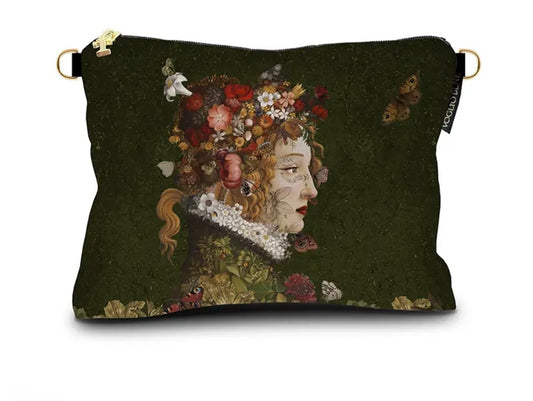 Trousse grande con ganci Flora Voglio bene art