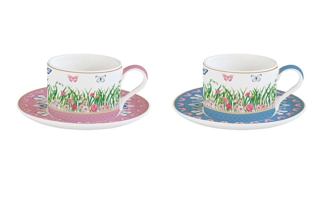 Set2 tazze te’ Spring Garden con scatola regalo