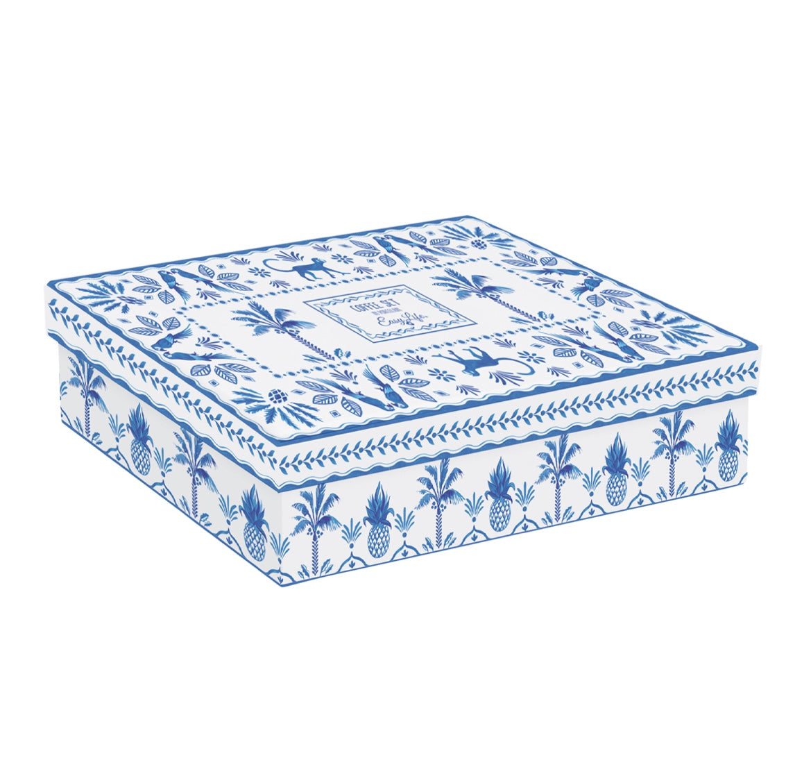 Set 4 tazzine caffe’ exotic blu
