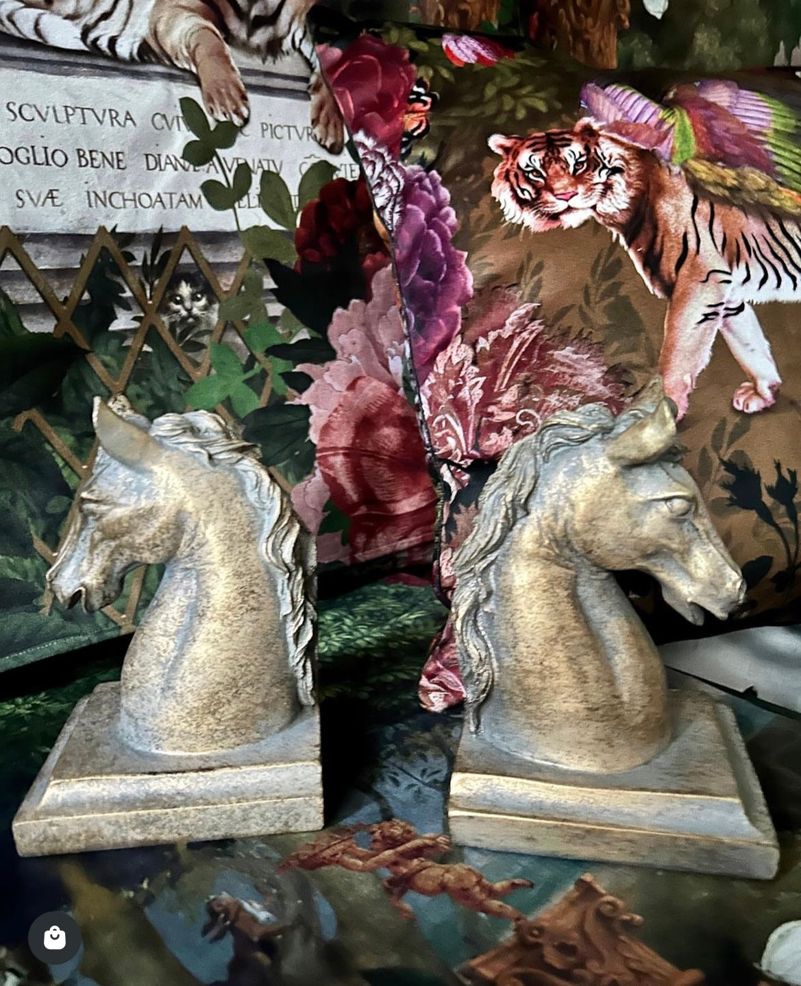 Pair of horse bookends