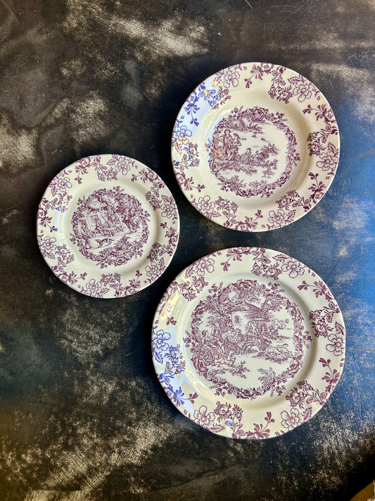 Servizio tavola viola Les Voyages per 6 persone