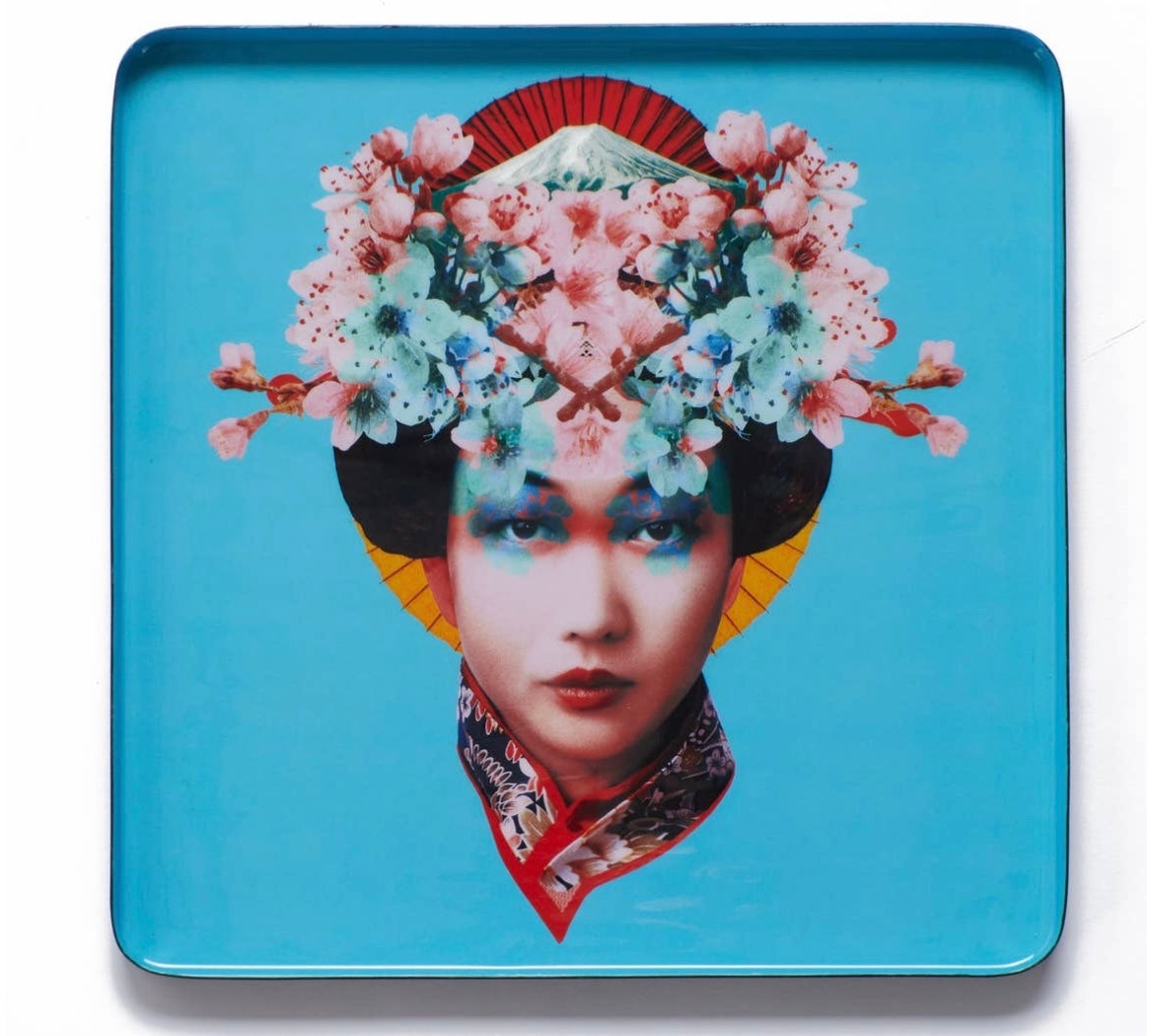 Miss Fuji square tray