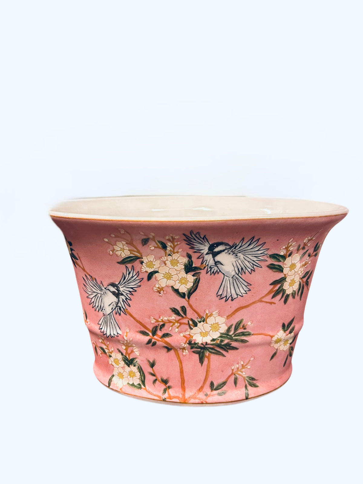 Portavaso ovale primavera rosa