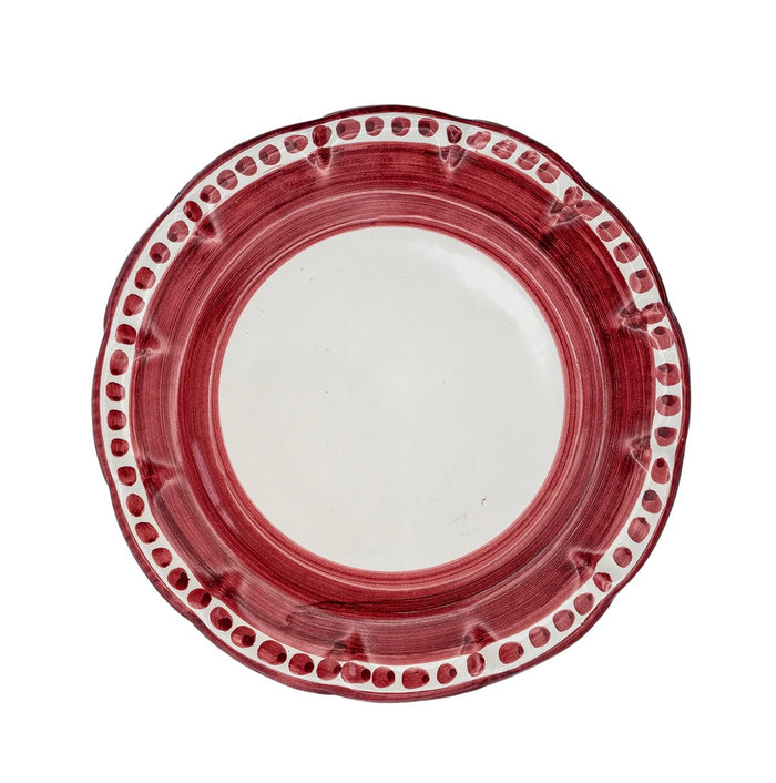 Piatto piano I colorati Wftb rosso