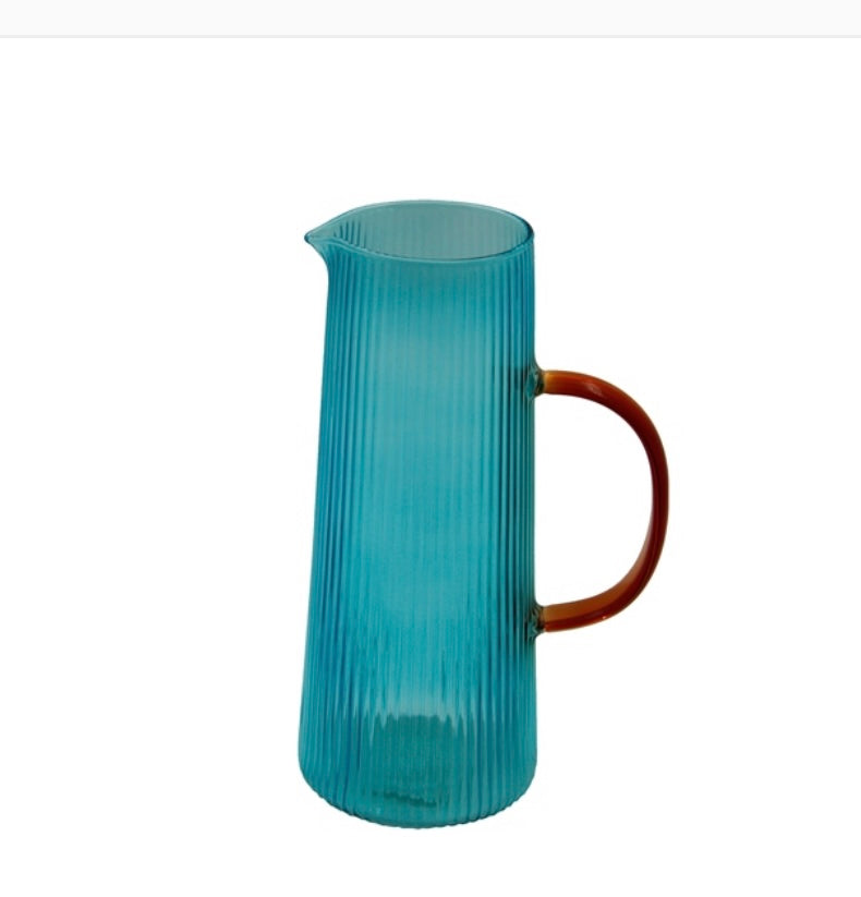 Brocca azzurro arancio