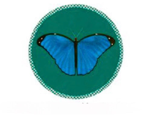Sottopiatto Farfalle blu