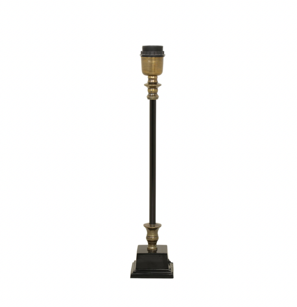 Base per lampada 8x8x38 cm RANGPUR nero-bronzo anticato