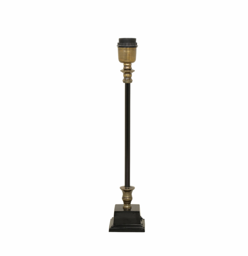 Base per lampada 8x8x38 cm RANGPUR nero-bronzo anticato