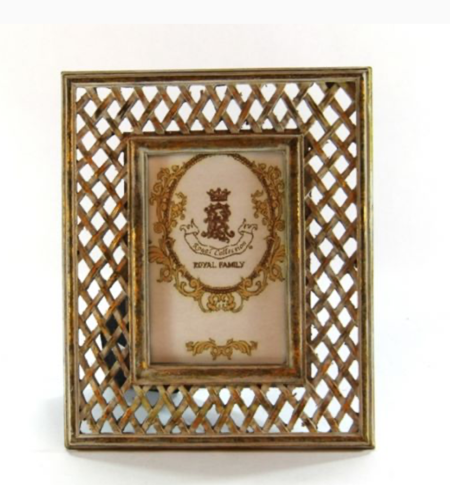 Cornice rettangolare oro anticato  interno cm9 X 14