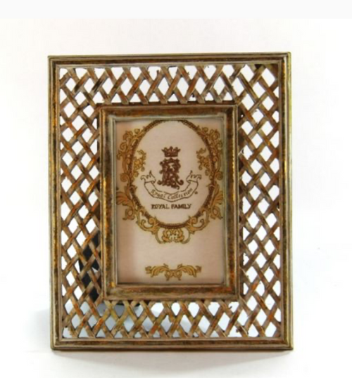 Cornice rettangolare oro anticato  interno cm9 X 14