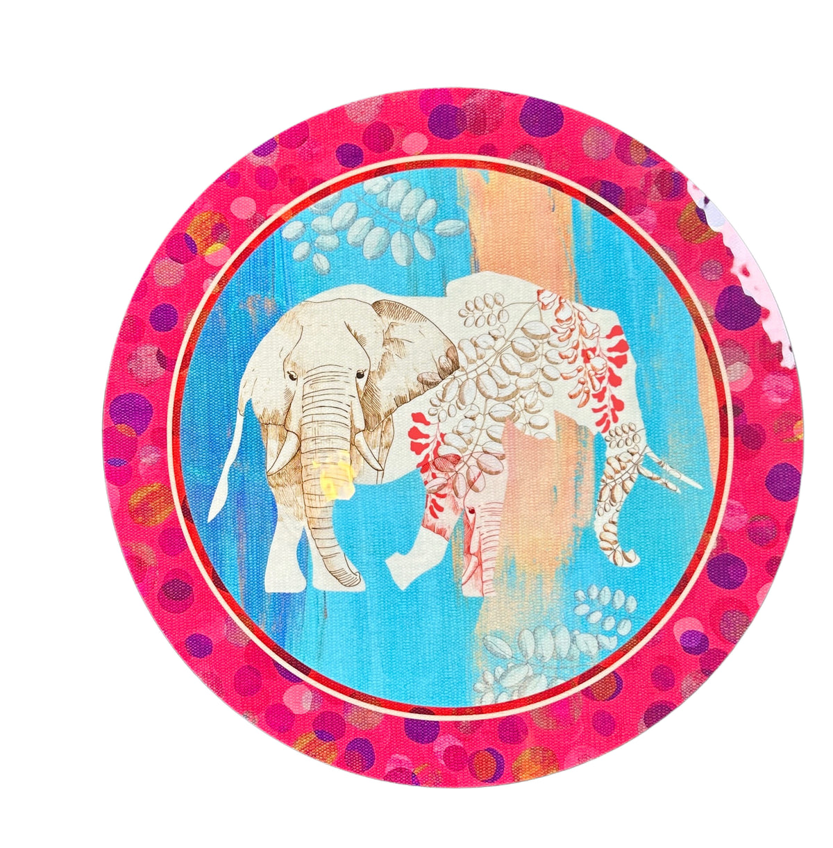 Sottopiatto elefante L’ oca nera cm39