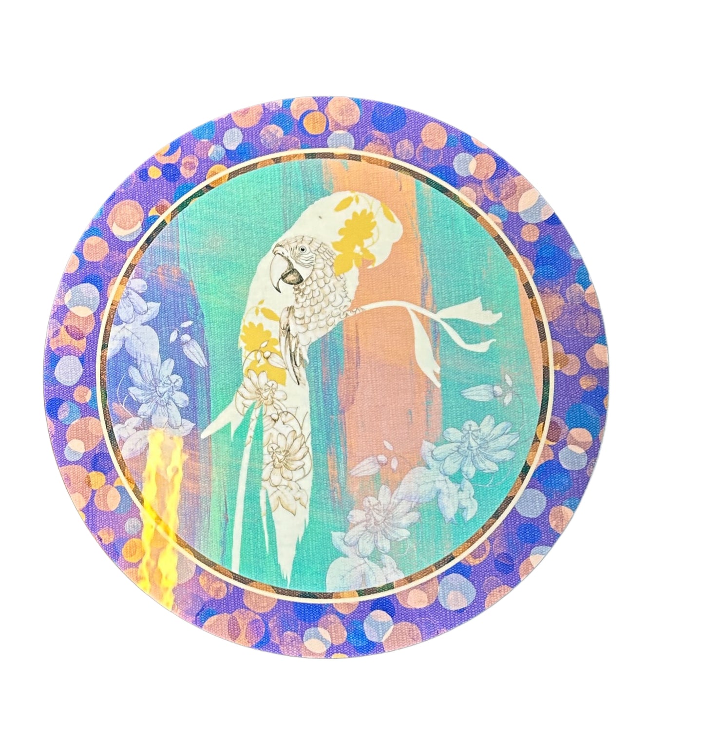 Sottopiatto pappagallo L’ oca nera cm 39