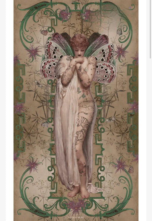 Pannello grande in velluto Angel Vogliobene art