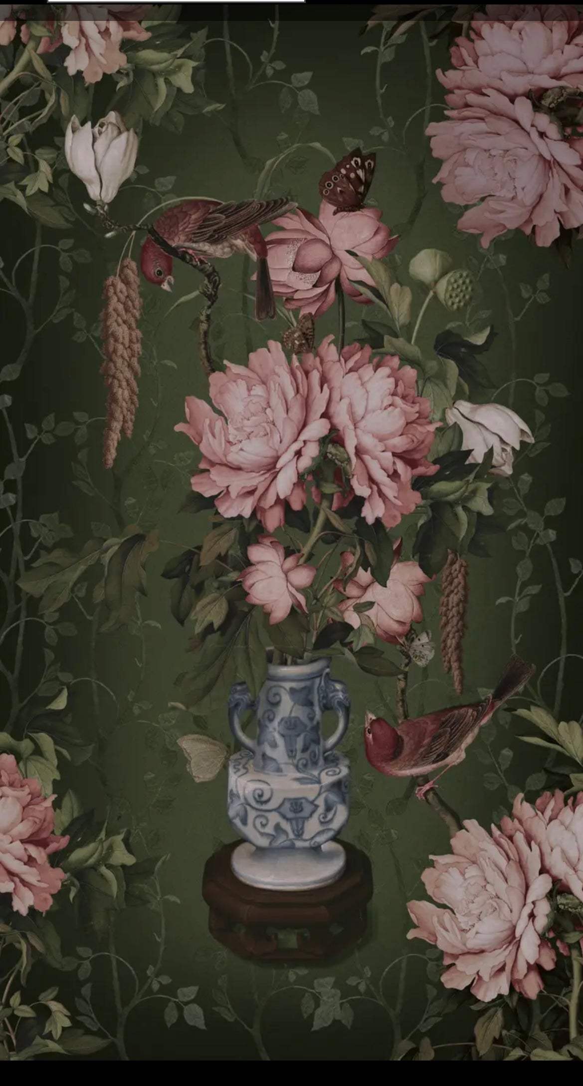 Pannello in velluto grande Porcelain Vogliobene art