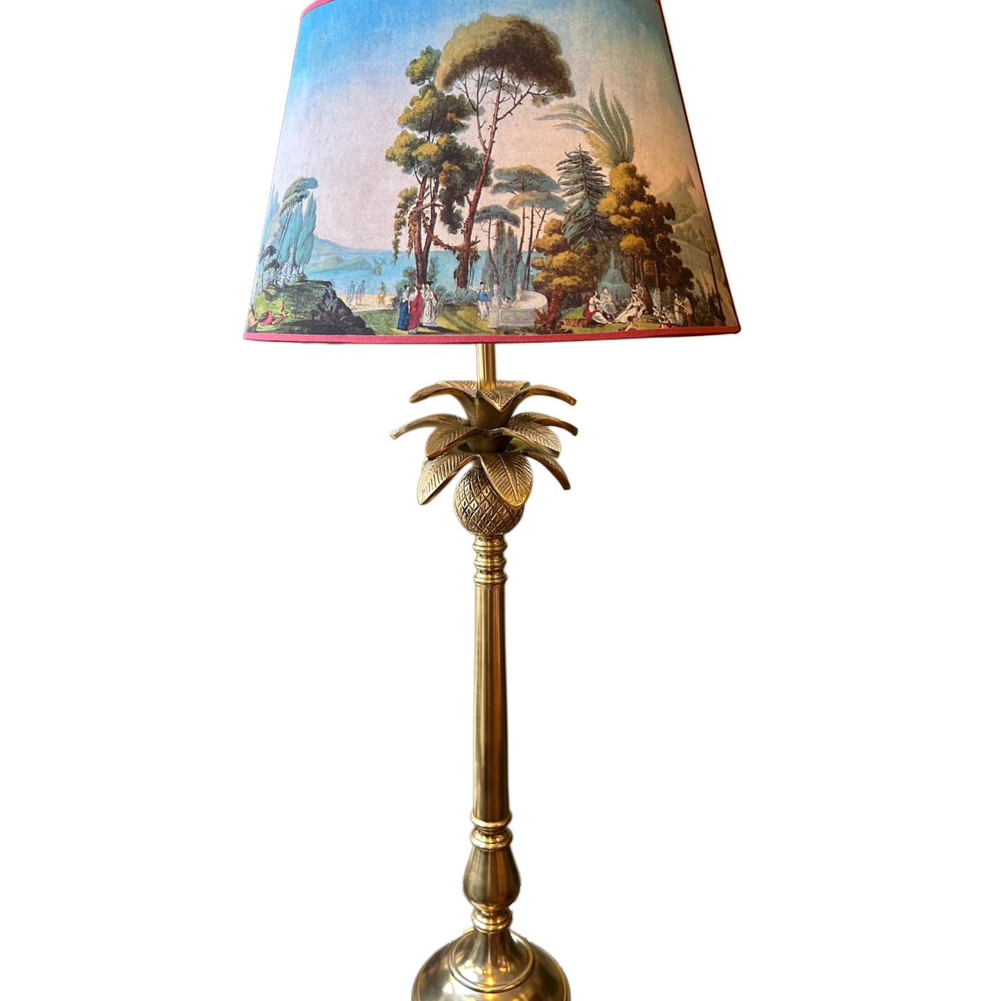 Lampada Palme con paralume ovale Panoramique