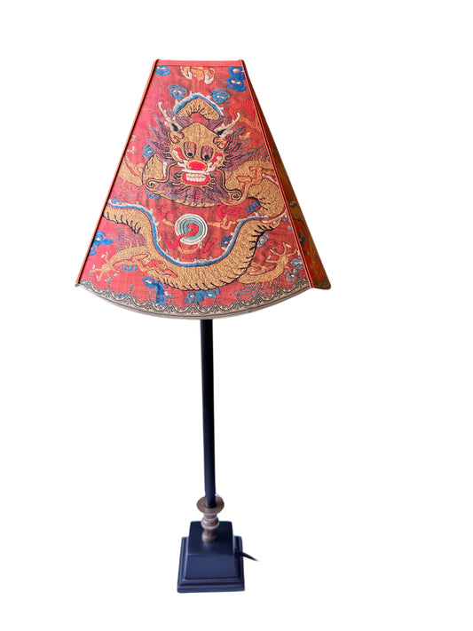 Lampada con paralume dragon