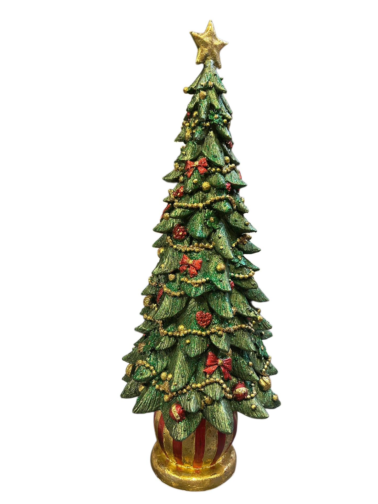 Albero base righe verde medio