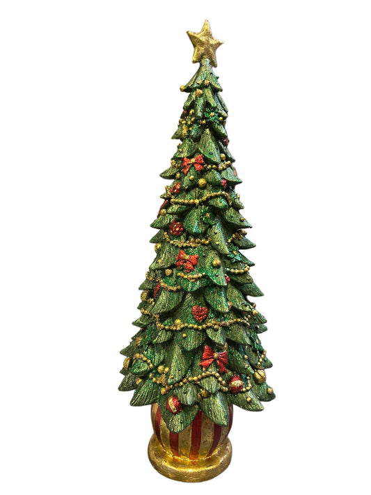 Albero base righe verde medio