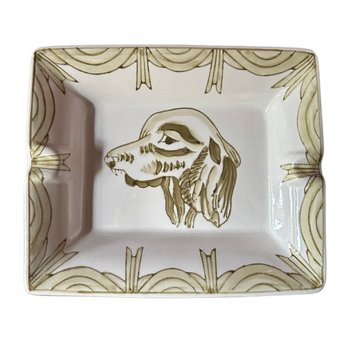 Posacenere  in ceramica grande cane settore