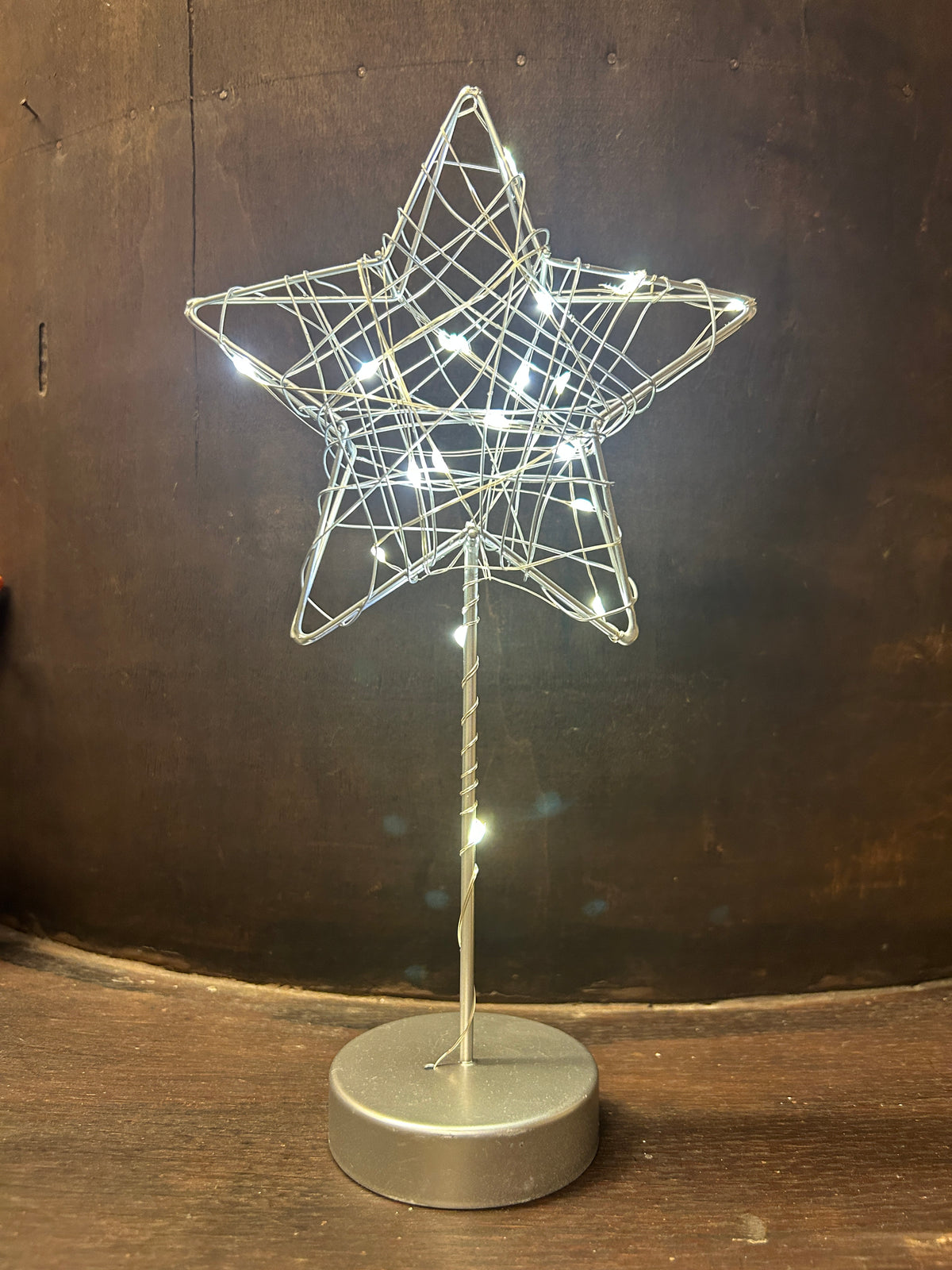 Stellina  da tavolo che si illumina