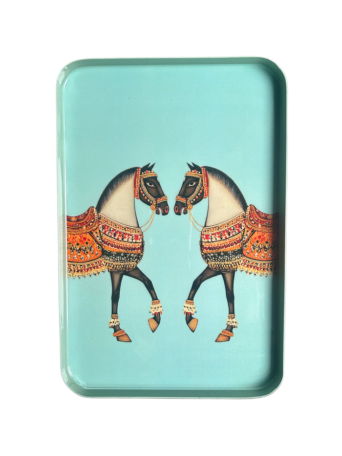 Vassoio in metallo Les Ottomans cavalli