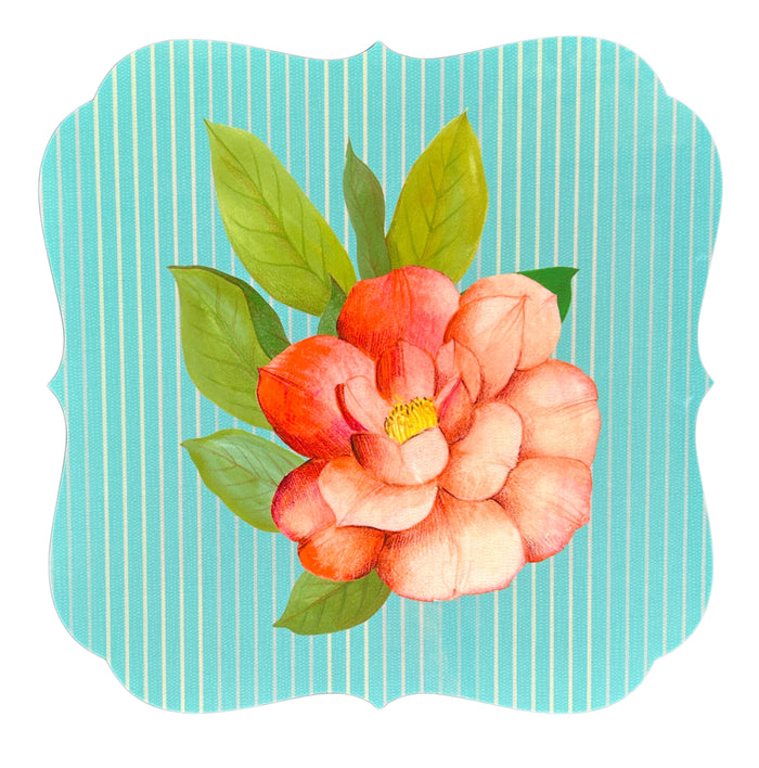 Tovaglietta rigida ottanio Camelia