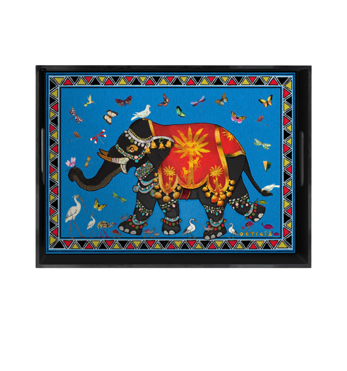 Vassoio elefante 30 x 40 Ortigia